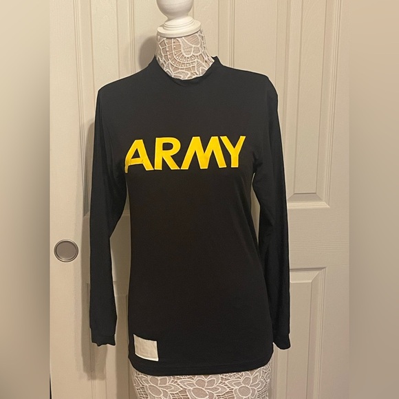 US ARMY APFU PT LONG  SLEEVE SHIRT Size XS Dri-Duke - Picture 1 of 5